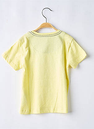 T-shirt stretch manches courtes jaune ZY garçon