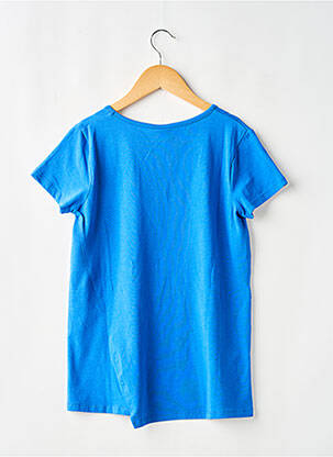 T-shirt stretch manches courtes bleu BOBOLI fille