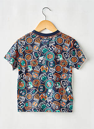 T-shirt stretch manches courtes bleu BOBOLI garçon