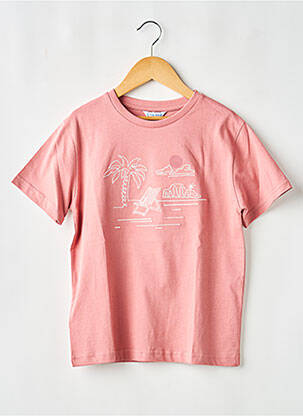 T-shirt stretch manches courtes rose MAYORAL garçon