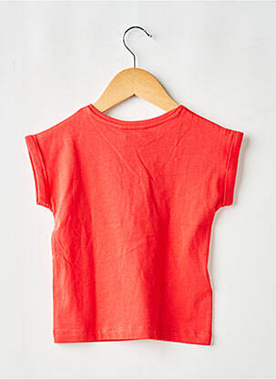 T-shirt stretch manches courtes rouge MAYORAL fille