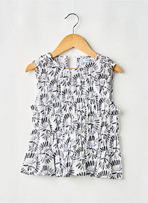 Top sans manche sans manche gris MAYORAL fille