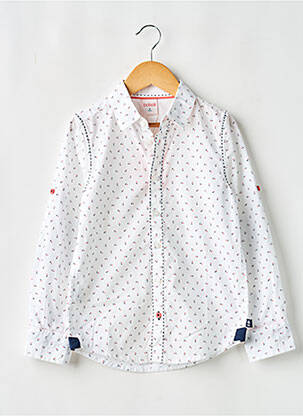 Chemise manches longues imprimé fantaisie bleu BOBOLI garçon