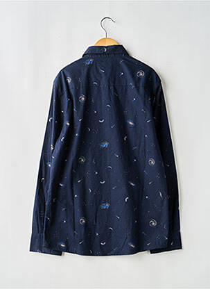 Chemise manches longues imprimé fantaisie bleu NUKUTAVAKE garçon