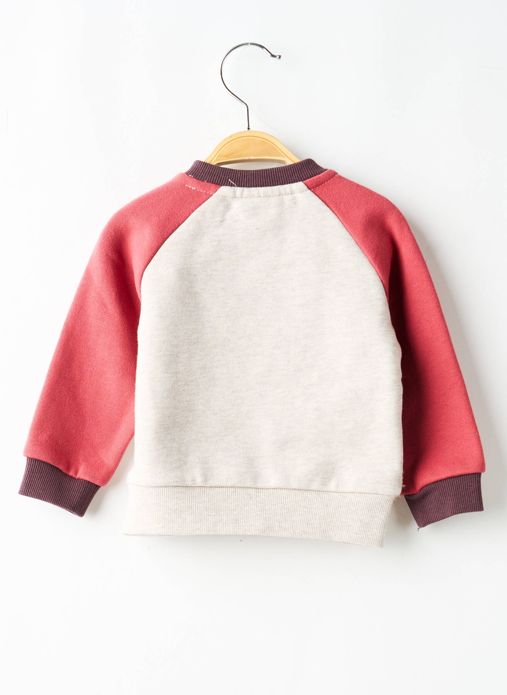 Sweat-shirt stretch manches longues rose BOBOLI fille