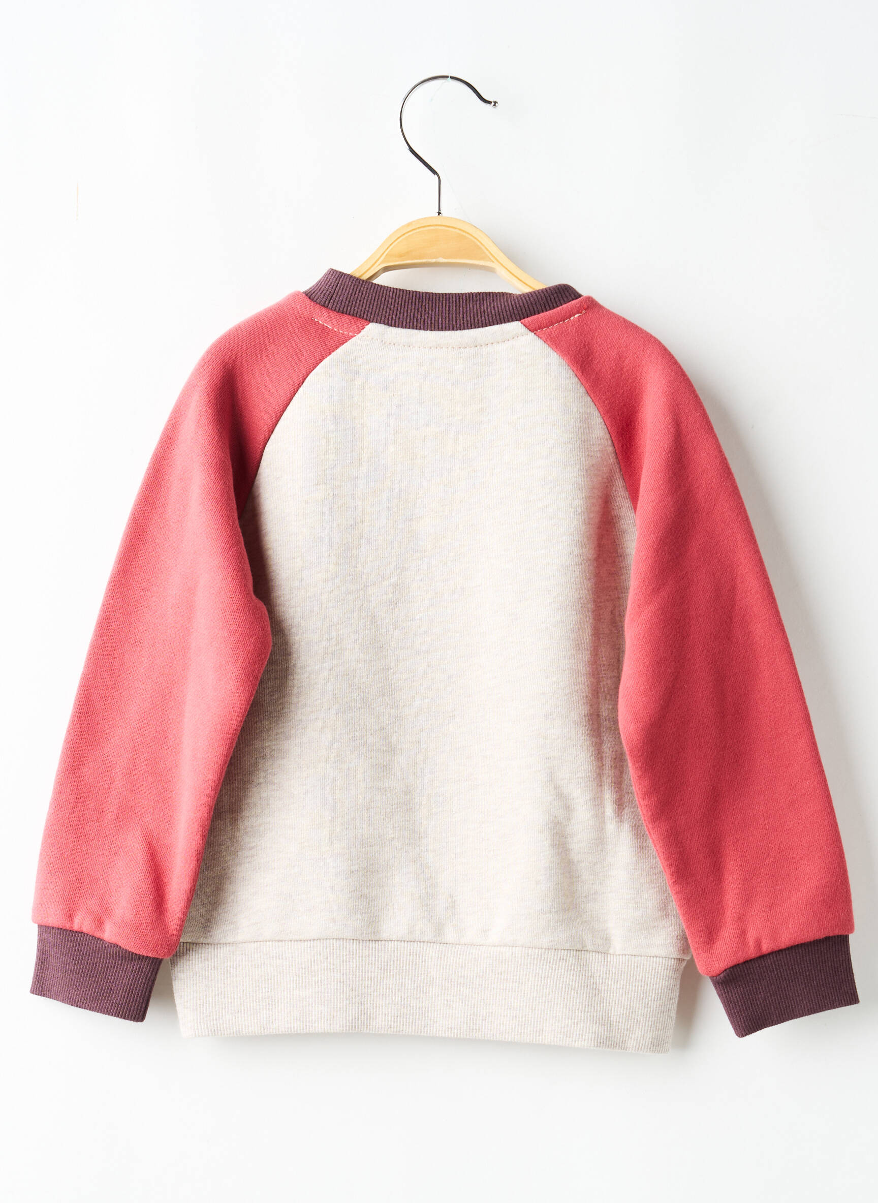 Sweat-shirt stretch manches longues rose BOBOLI fille
