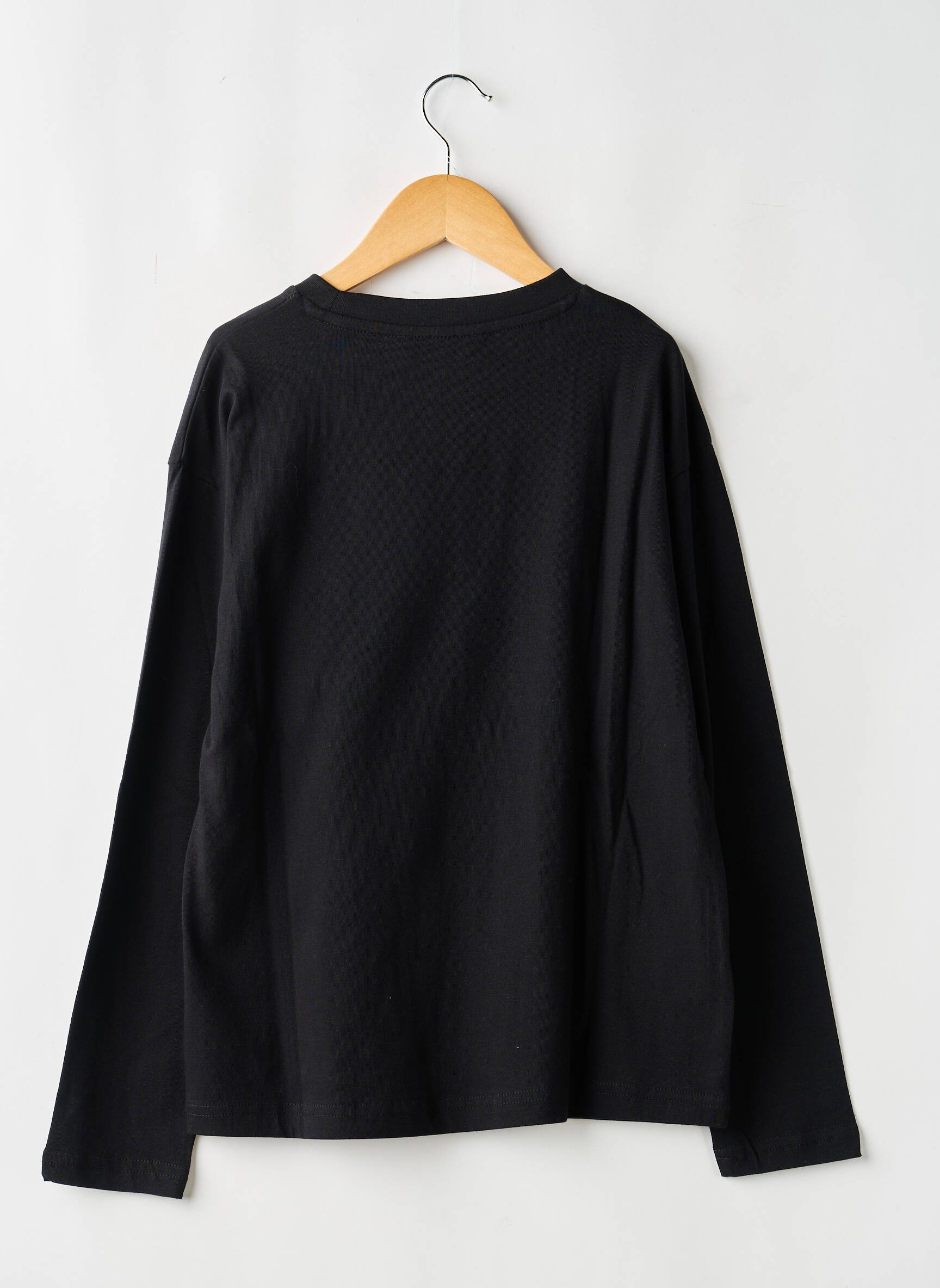T-shirt manches longues manches longues noir NUKUTAVAKE garçon