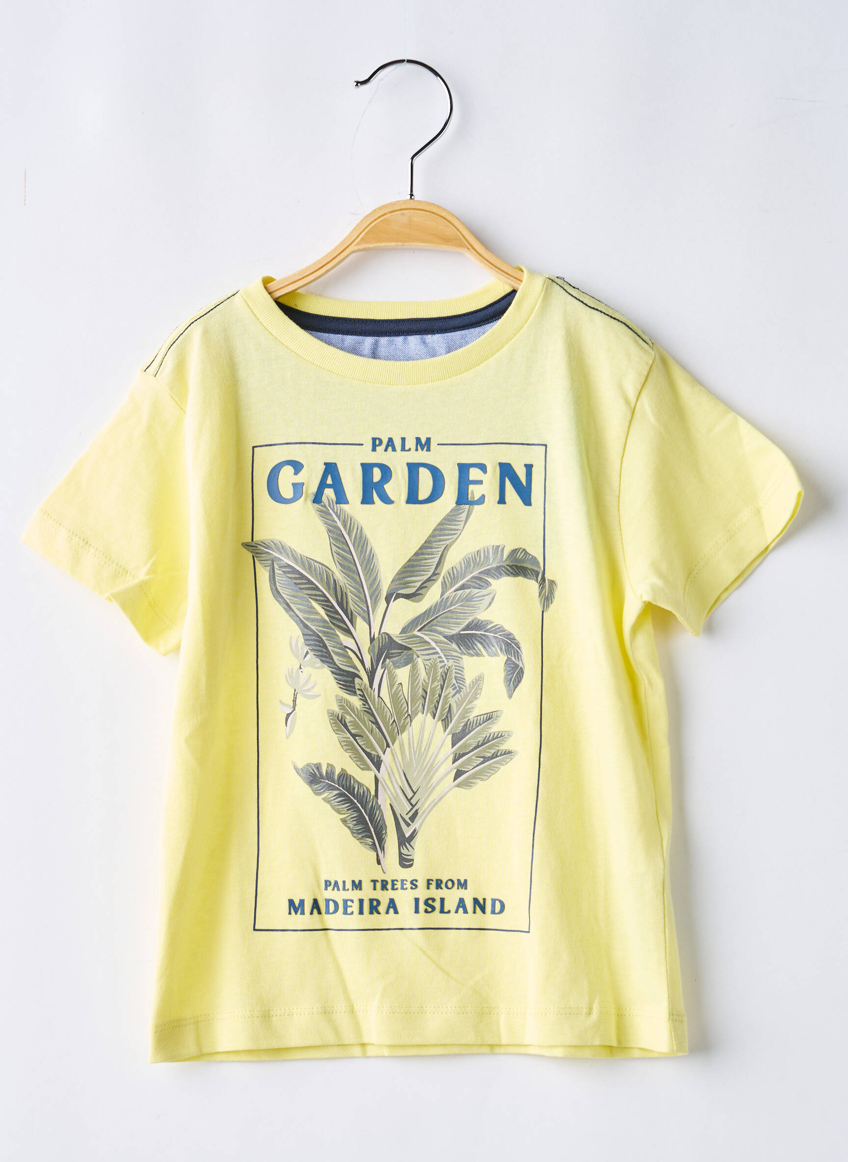 T-shirt stretch manches courtes jaune ZY garçon