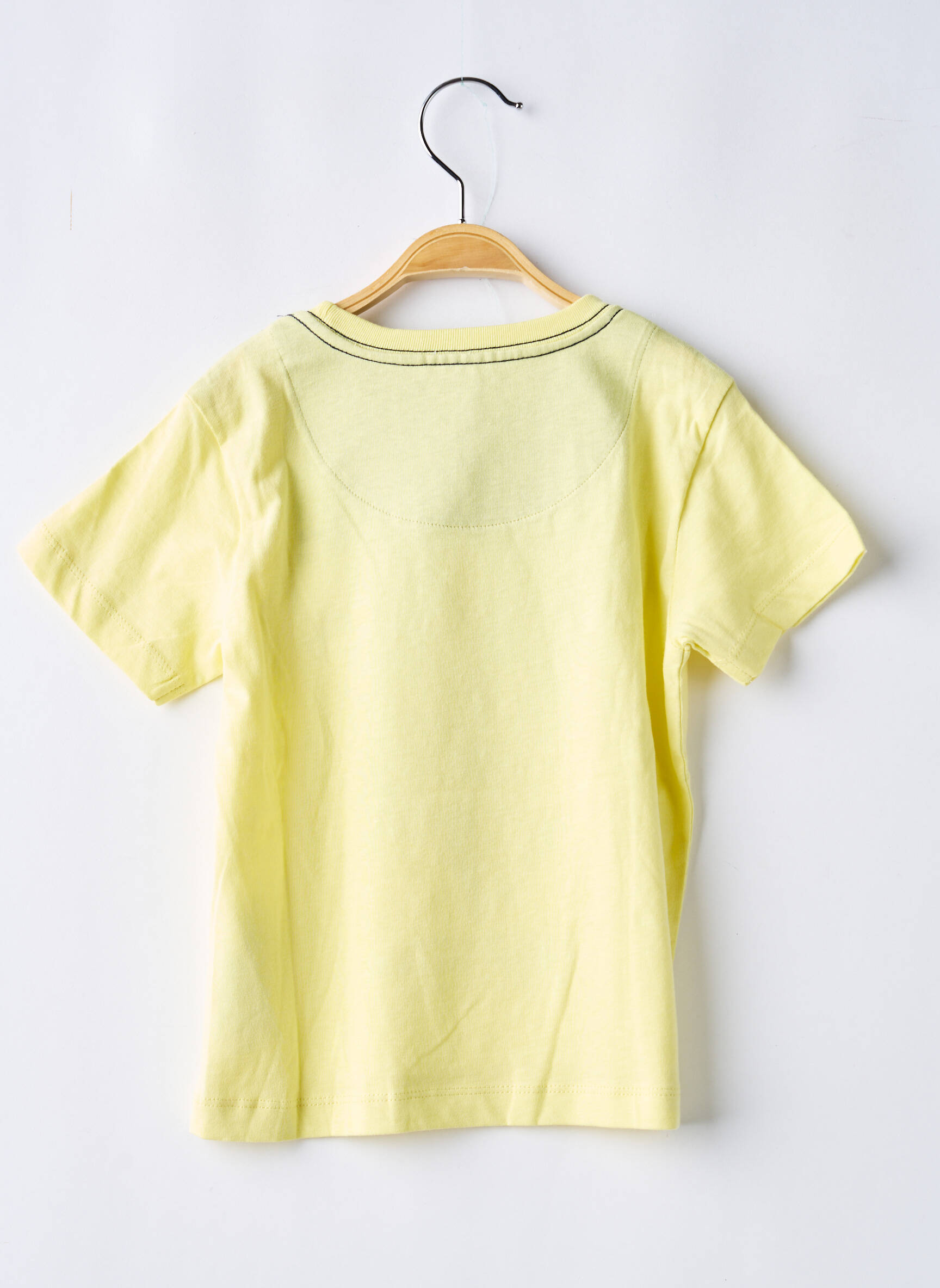 T-shirt stretch manches courtes jaune ZY garçon