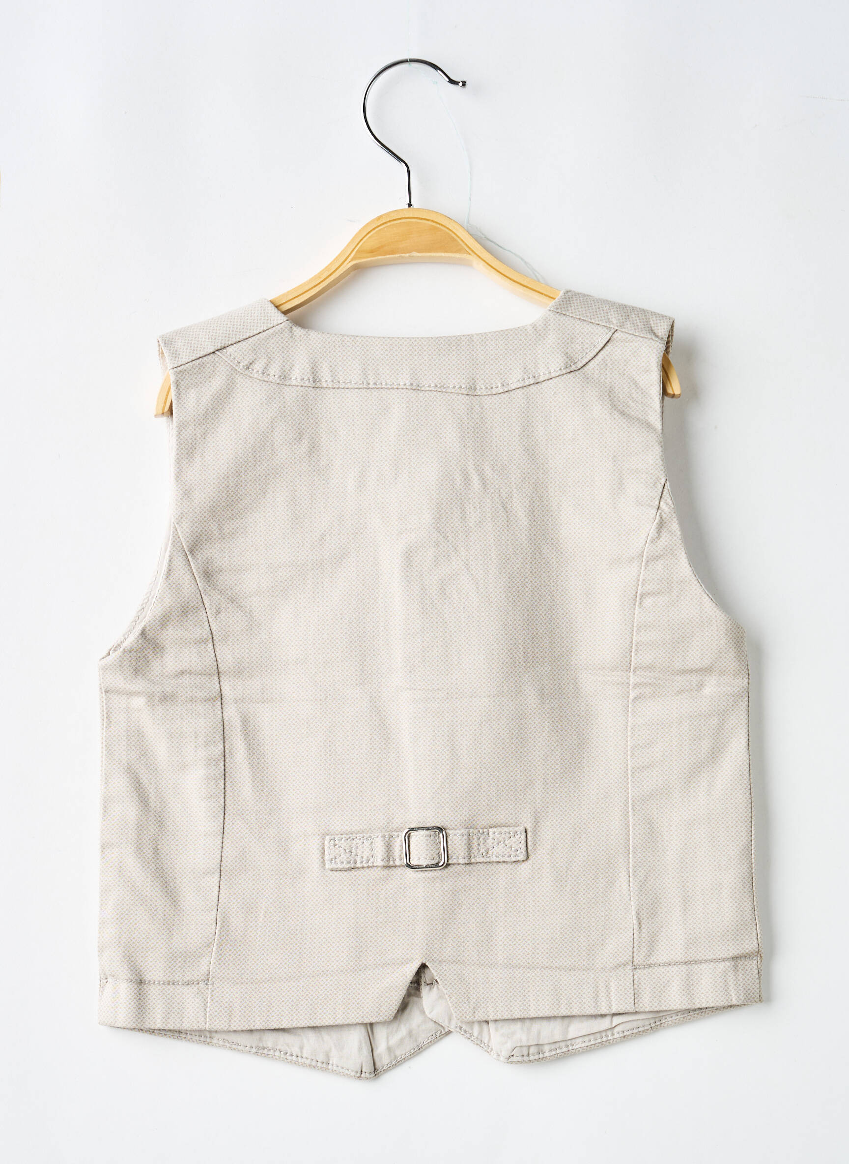 Gilet sans manche poches beige BOBOLI garçon