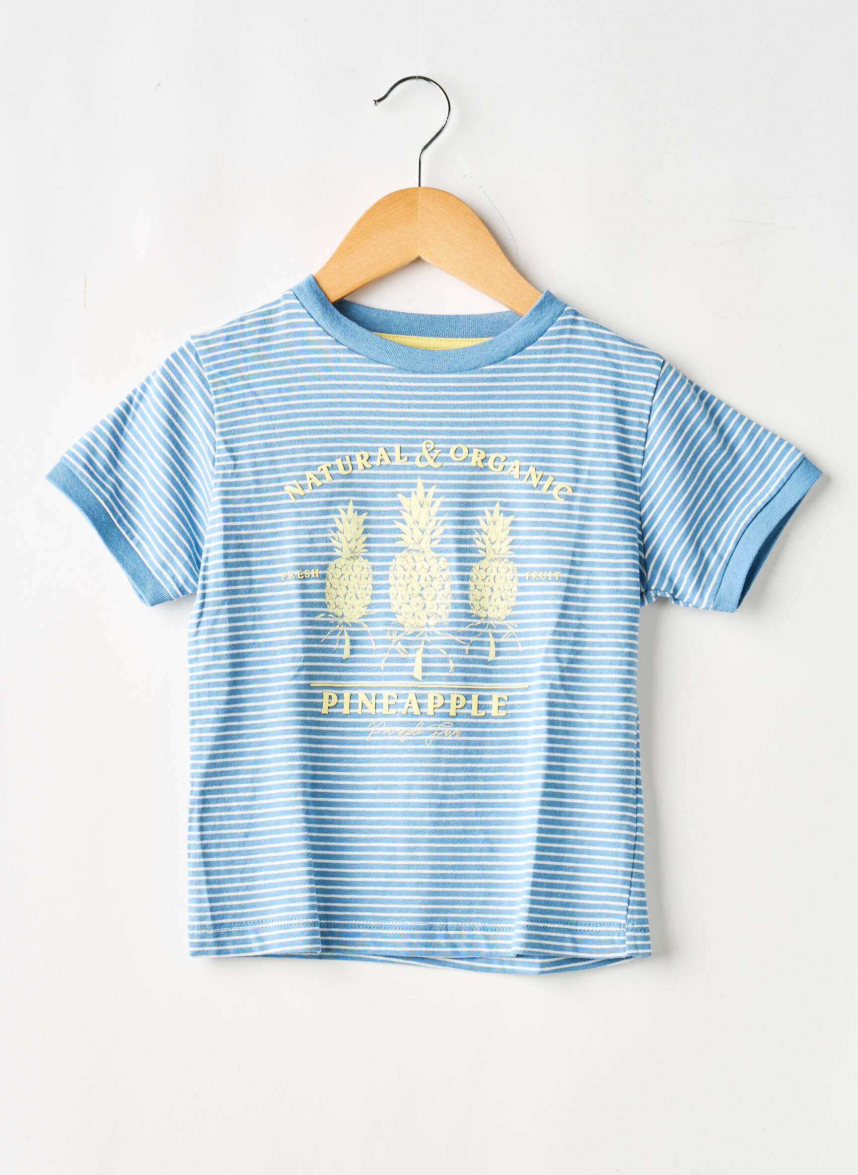T-shirt stretch manches courtes bleu ZY garçon