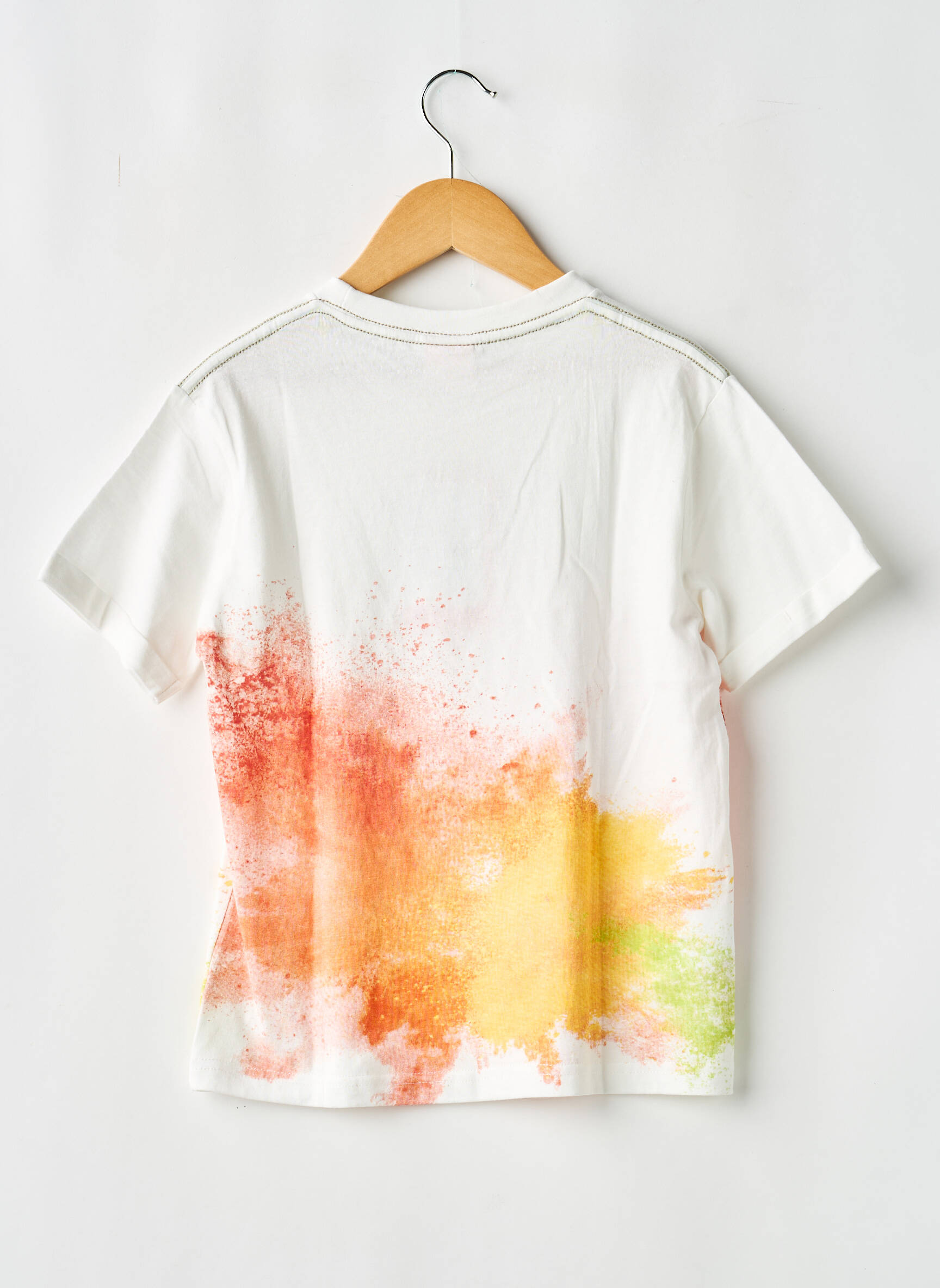 T-shirt stretch manches courtes beige BOBOLI garçon
