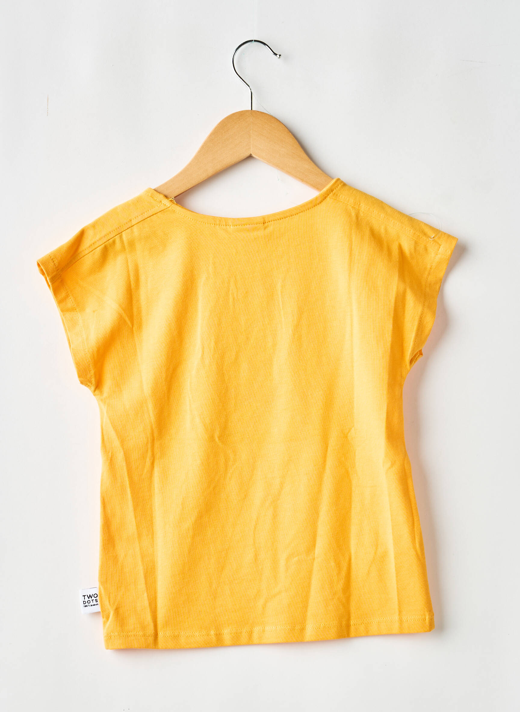 T-shirt stretch manches courtes orange BOBOLI fille