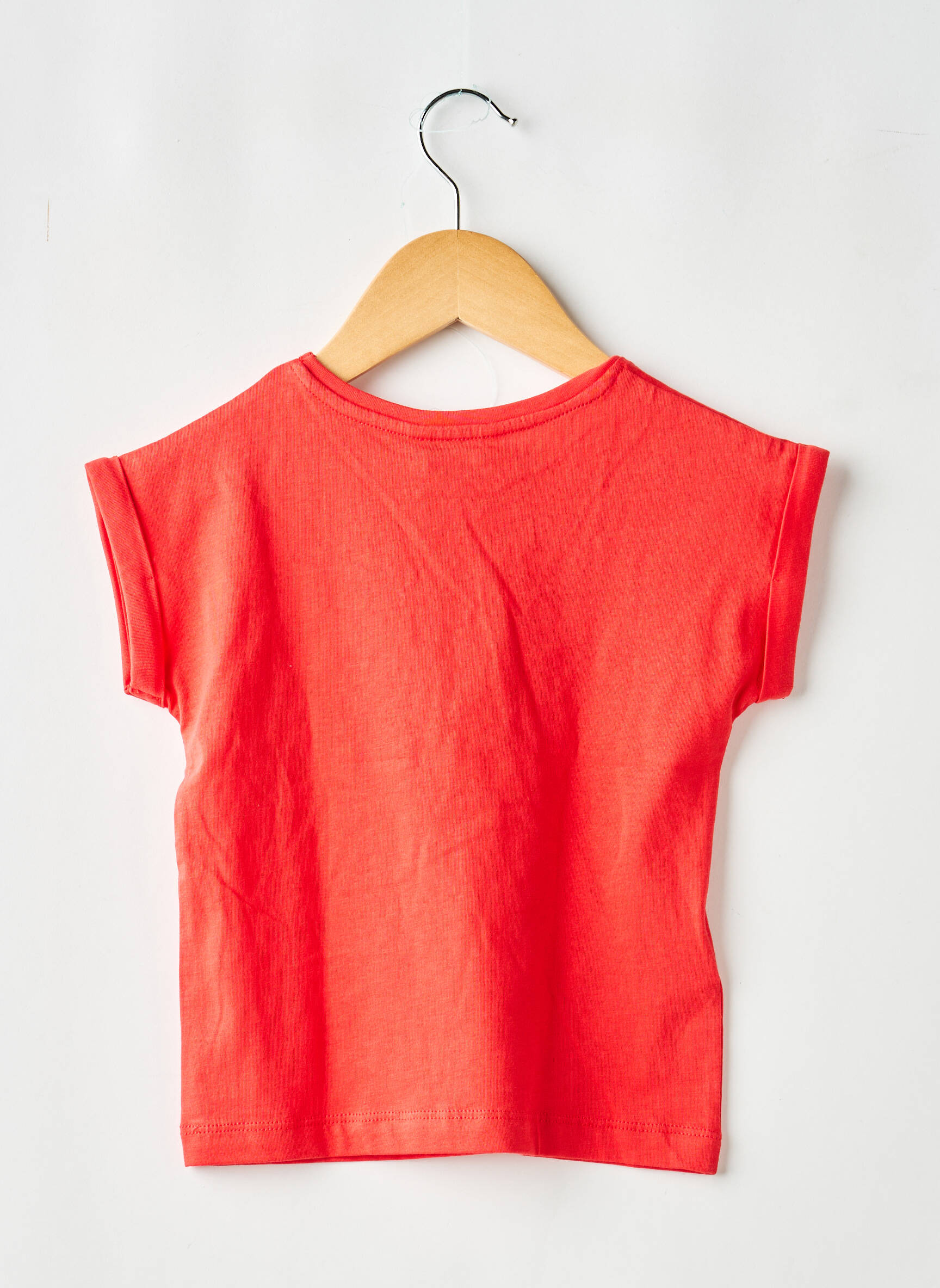 T-shirt stretch manches courtes rouge MAYORAL fille