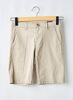 Bermuda coupe chino taille ajustable beige NUKUTAVAKE garçon