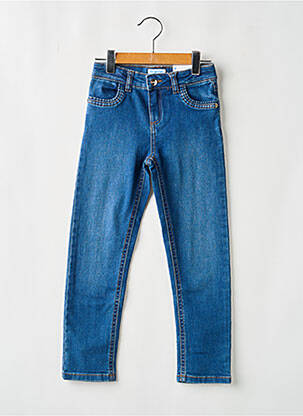 Jeans skinny stretch taille ajustable bleu MAYORAL fille