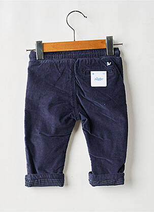 Pantalon droit fermeture liens à nouer taille élastique bleu MAYORAL garçon