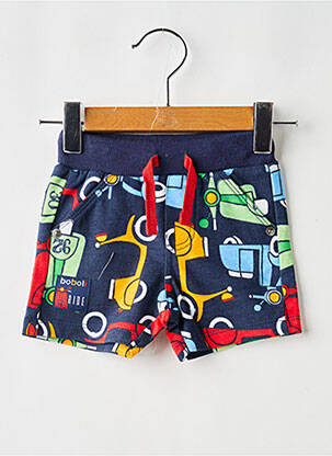 Short stretch taille élastique bleu BOBOLI garçon