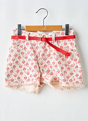 Short stretch taille ajustable rouge MAYORAL fille