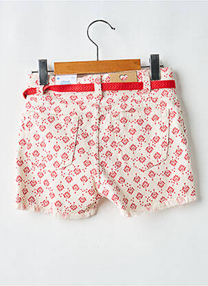 Short stretch taille ajustable rouge MAYORAL fille