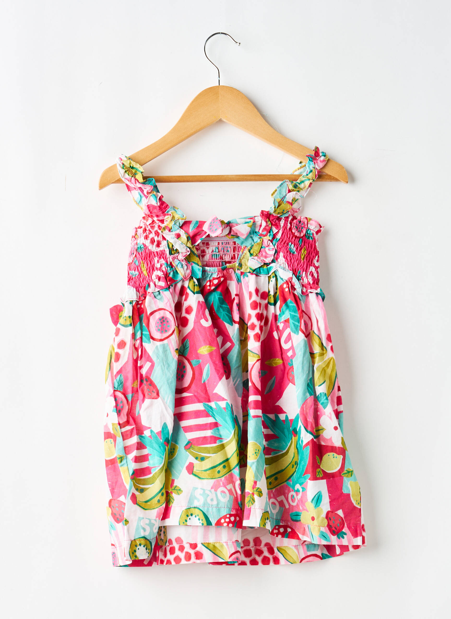 Robe mi-longue fines bretelles fines bretelles rose MAYORAL fille