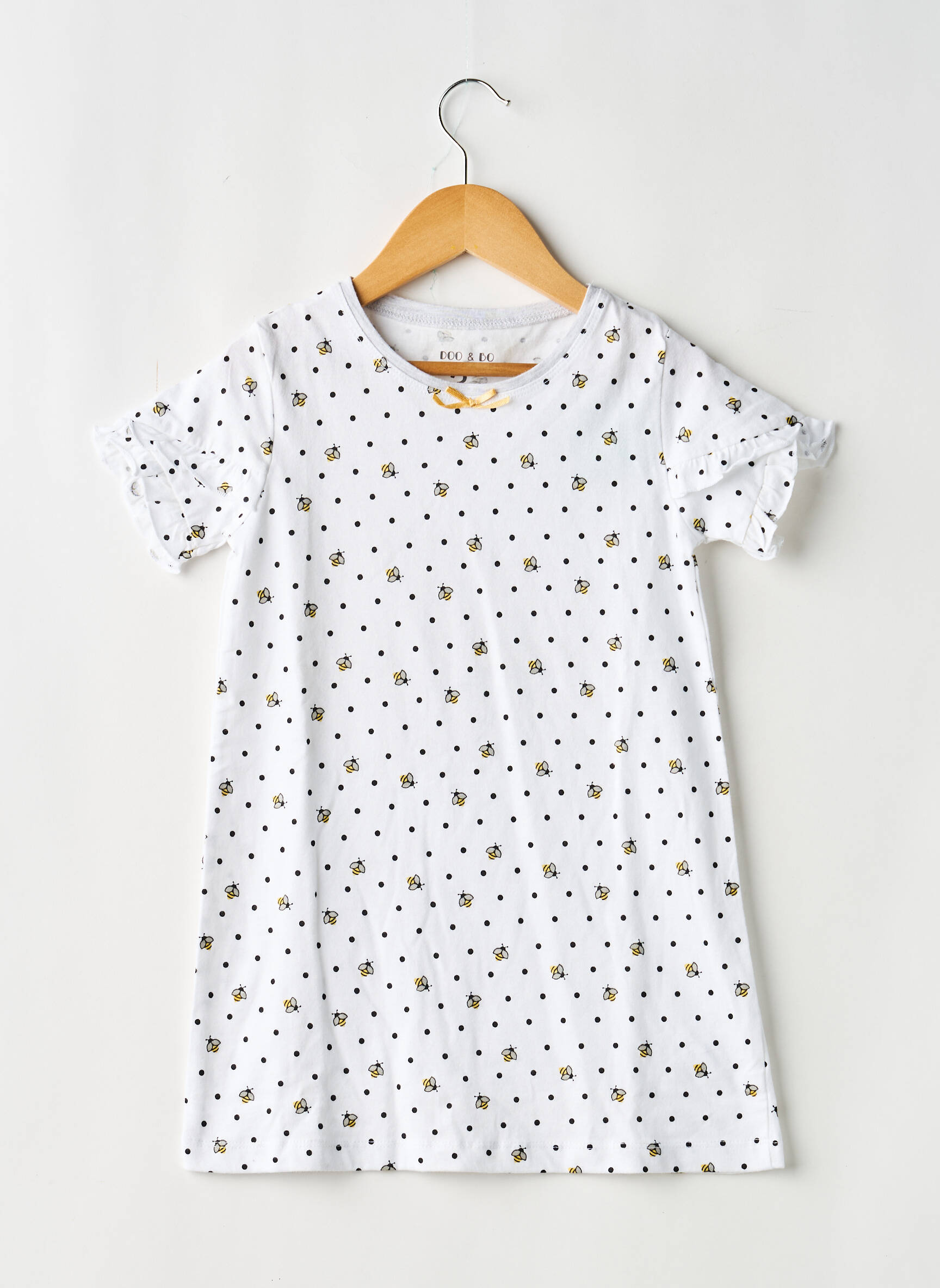 Chemise de nuit blanc DOO & BO fille