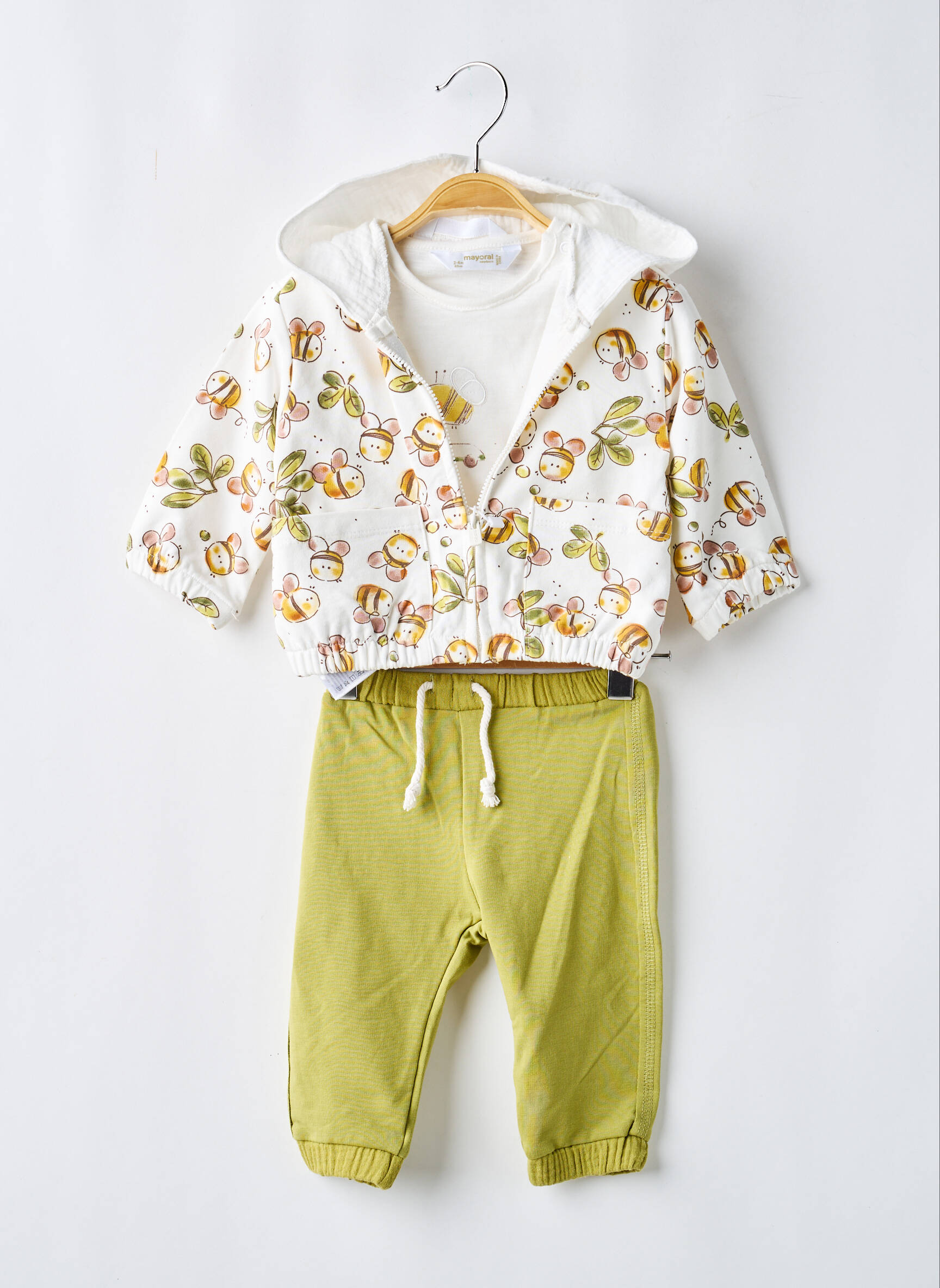Ensemble pantalon poches vert MAYORAL garçon