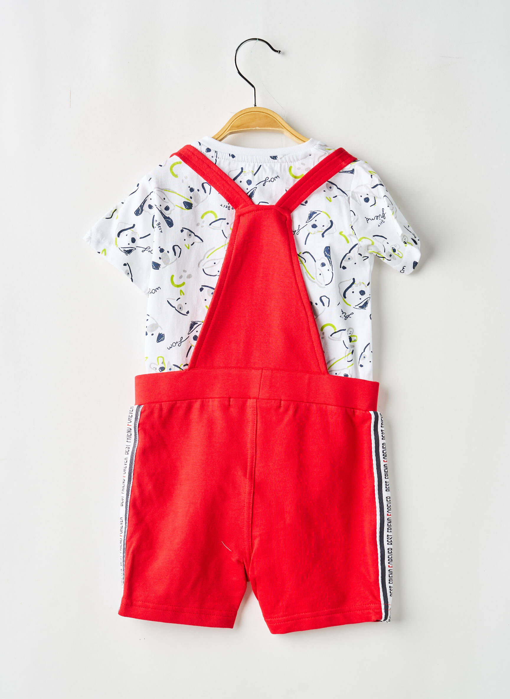 Ensemble pantalon poches rouge BABY BOL garçon