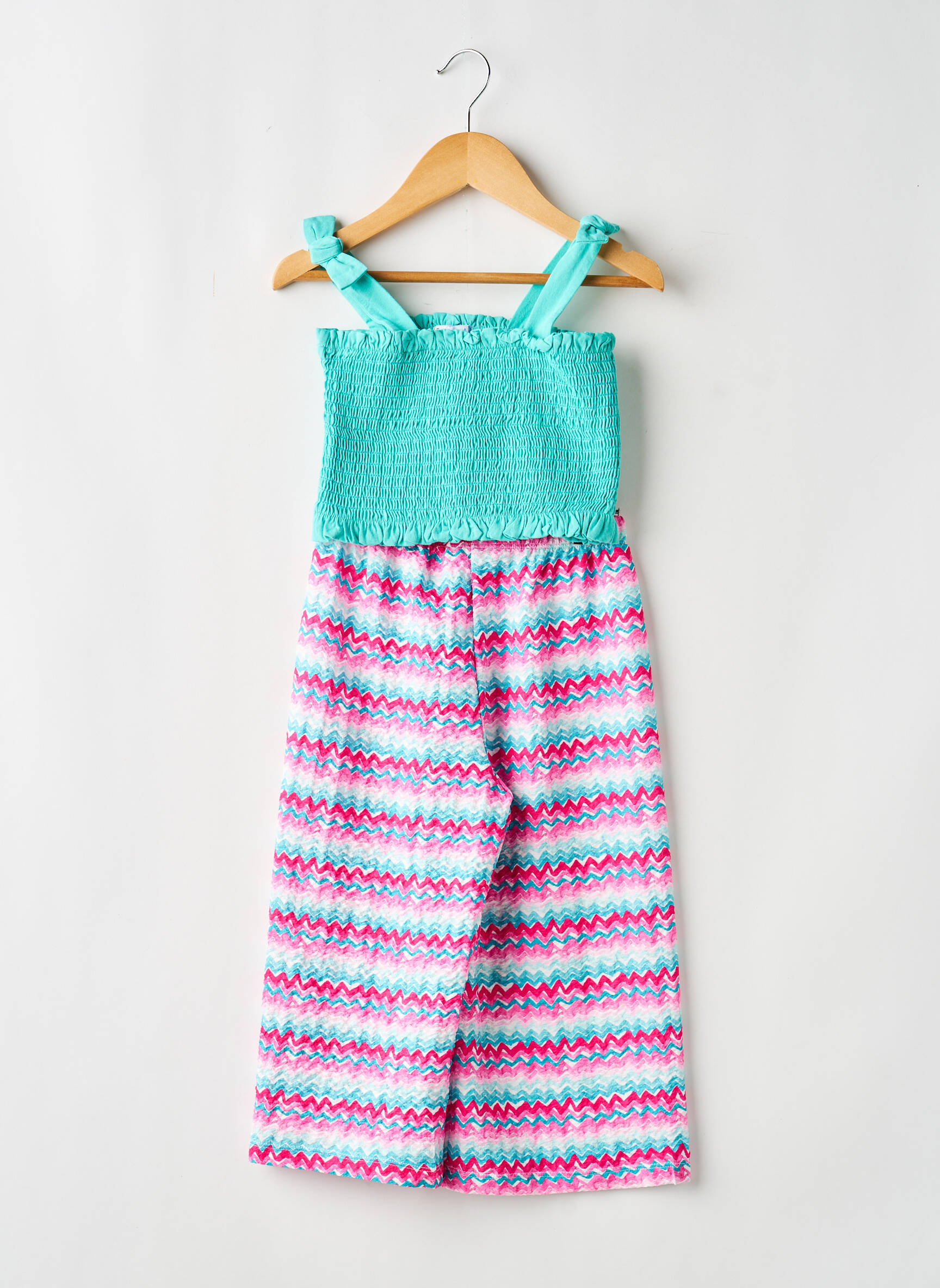 Ensemble pantalon type de haut t-shirt bleu MAYORAL fille