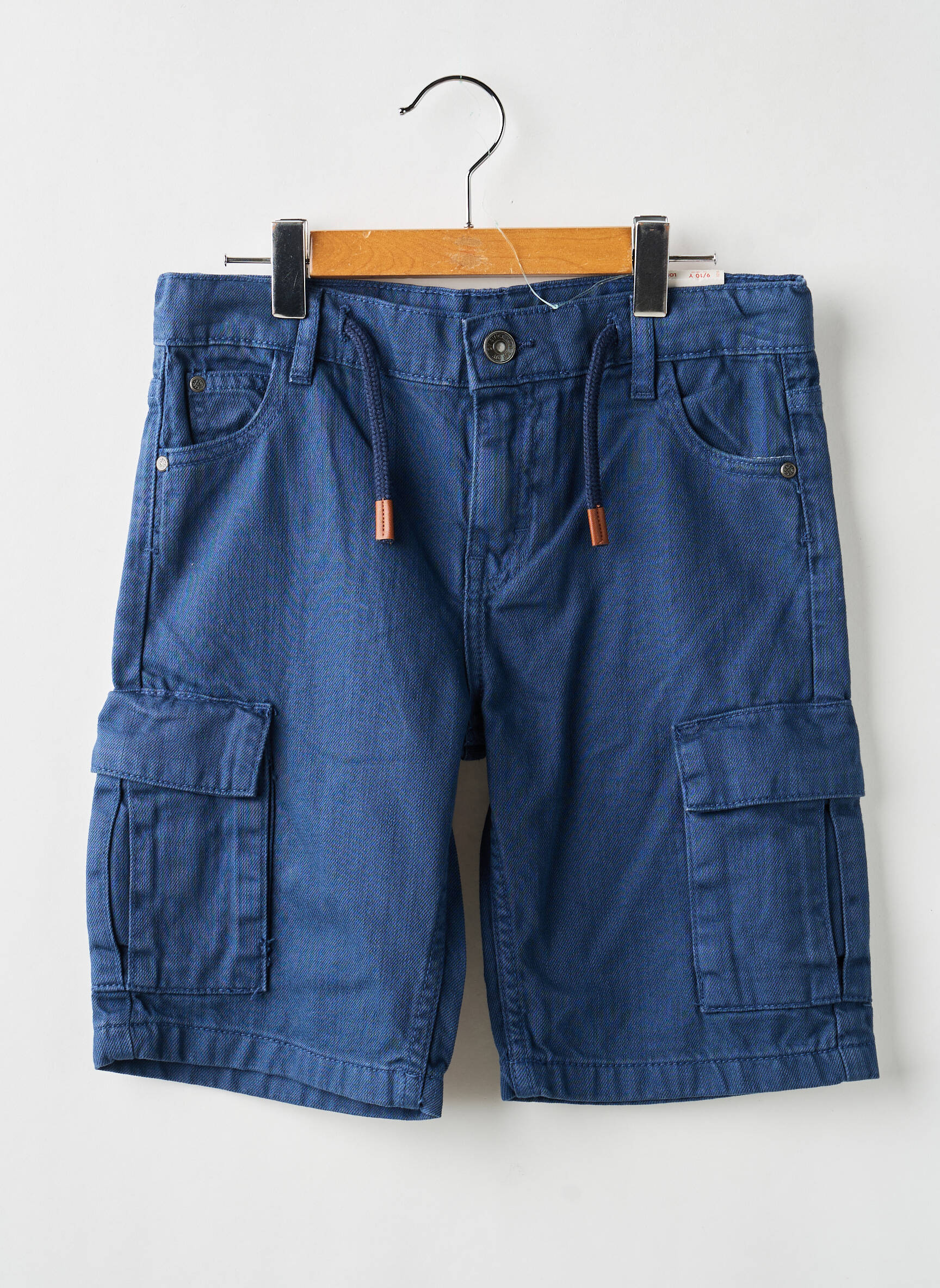 Bermuda tissage denim taille ajustable bleu ZY garçon