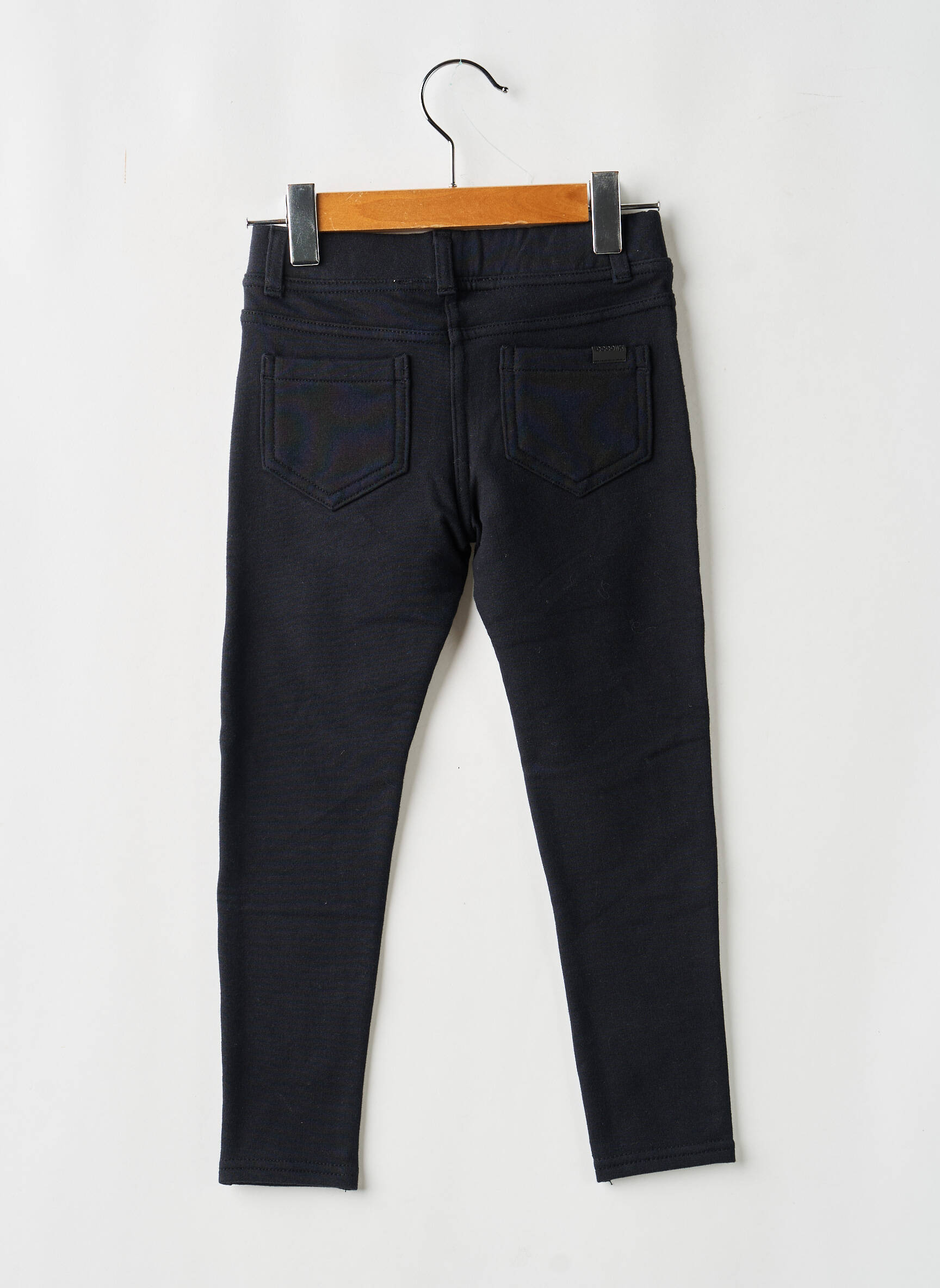 Jegging poches taille élastique noir BOBOLI fille
