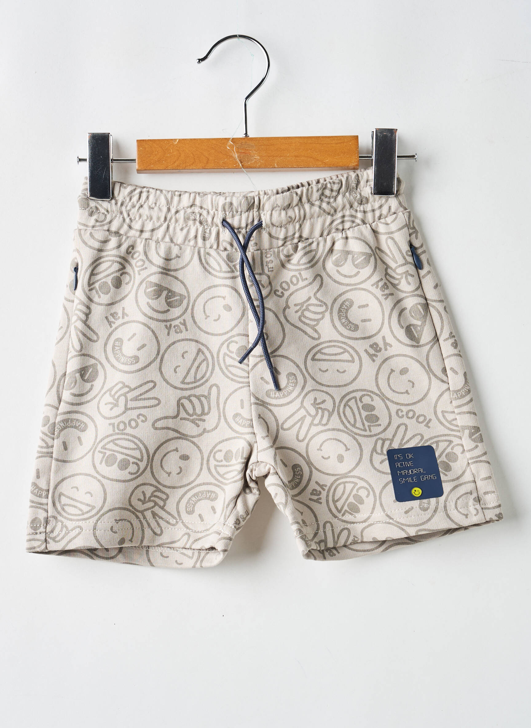 Short stretch taille élastique gris MAYORAL garçon