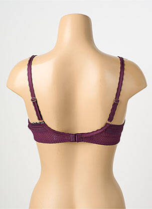 Soutien-gorge tissage dentelle haut soutien-gorge emboitant violet WACOAL femme