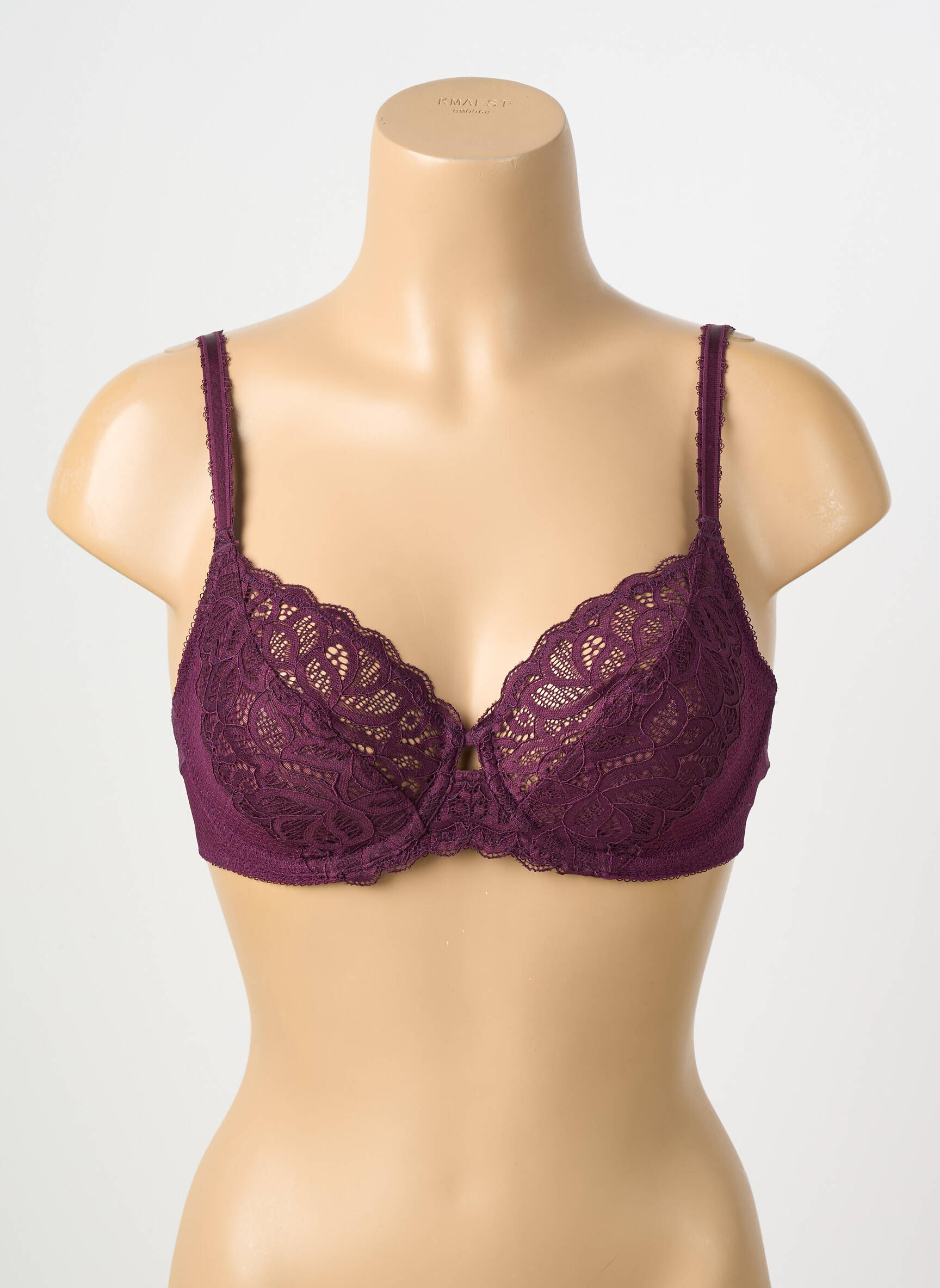 Soutien-gorge tissage dentelle haut soutien-gorge emboitant violet WACOAL femme