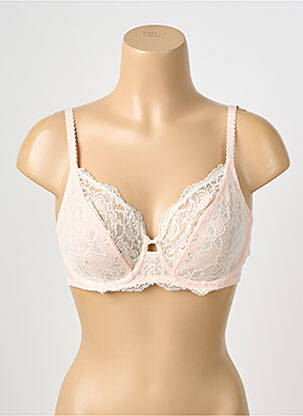 Soutien-gorge tissage dentelle haut soutien-gorge emboitant rose WACOAL femme
