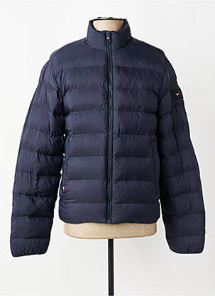 Doudoune manches longues sans capuche bleu TOMMY HILFIGER homme