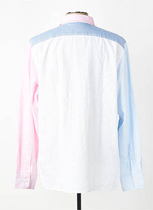 Chemise manches longues poches bleu EDEN PARK homme