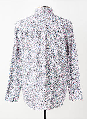 Chemise manches longues poches bleu EDEN PARK homme
