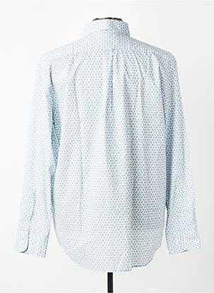 Chemise manches longues poches bleu EDEN PARK homme