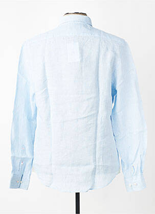 Chemise manches longues coupe cintrée bleu VICOMTE ARTHUR homme
