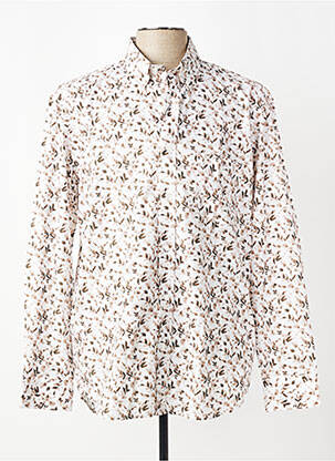 Chemise manches longues poches beige EDEN PARK homme