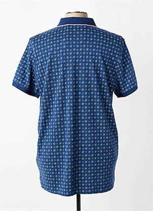Polo tissage jersey manches courtes bleu N.Z.A NEW ZEALAND homme