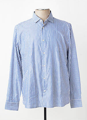 Chemise manches longues coupe cintrée bleu TOMMY HILFIGER homme