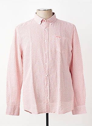 Chemise manches longues poches rouge N.Z.A NEW ZEALAND homme