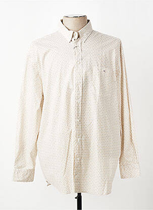 Chemise manches longues poches beige EDEN PARK homme