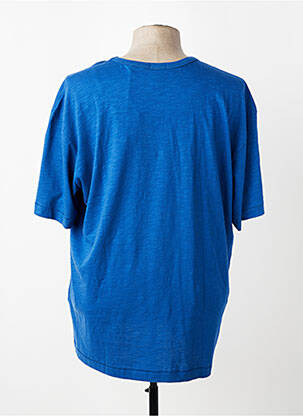 T-shirt broderie manches courtes bleu SERGE BLANCO homme
