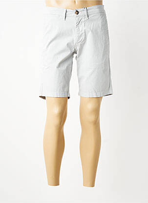Bermuda stretch taille normale gris EDEN PARK homme