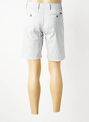 Bermuda stretch taille normale gris EDEN PARK homme