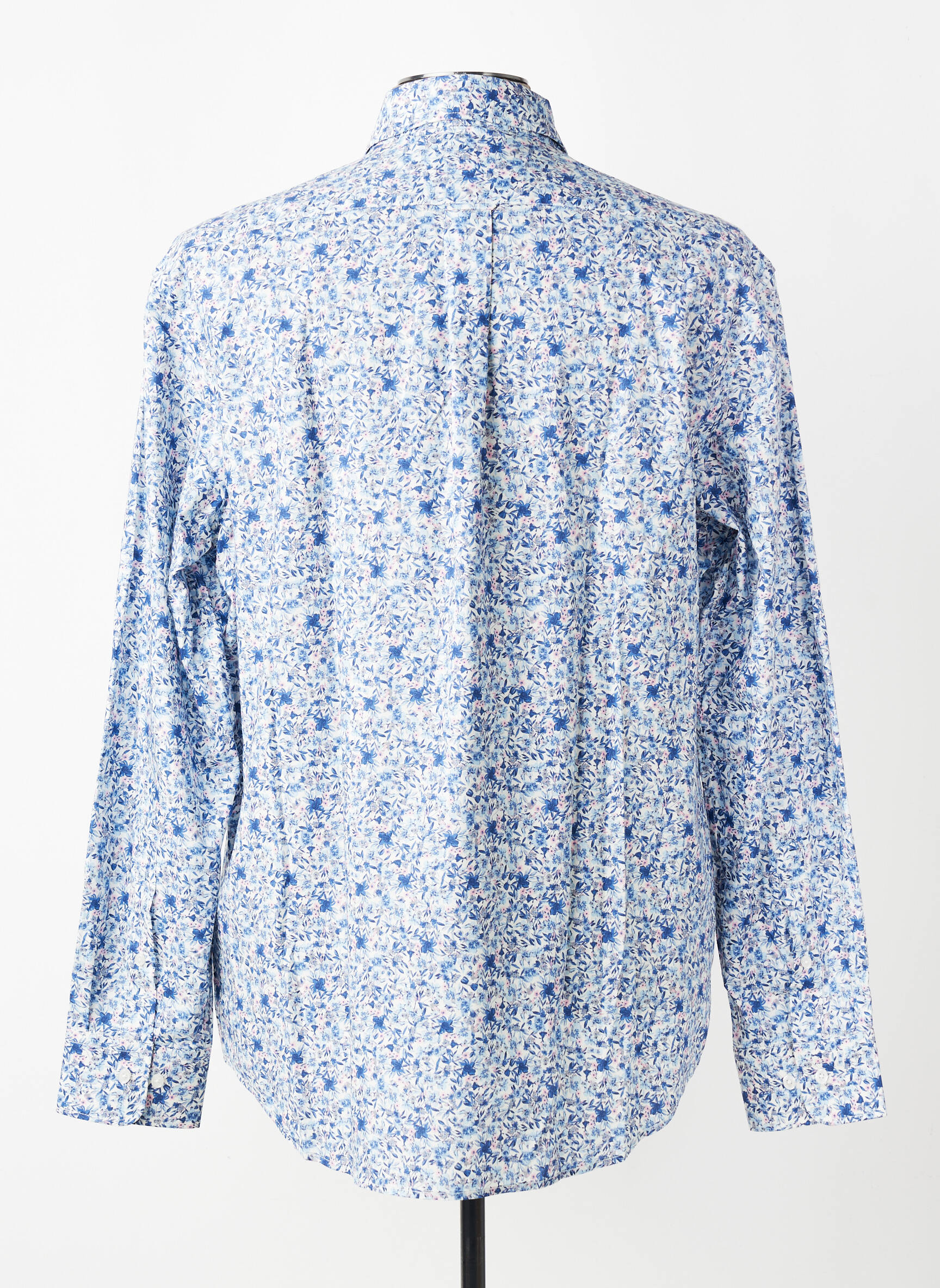 Chemise manches longues poches bleu EDEN PARK homme