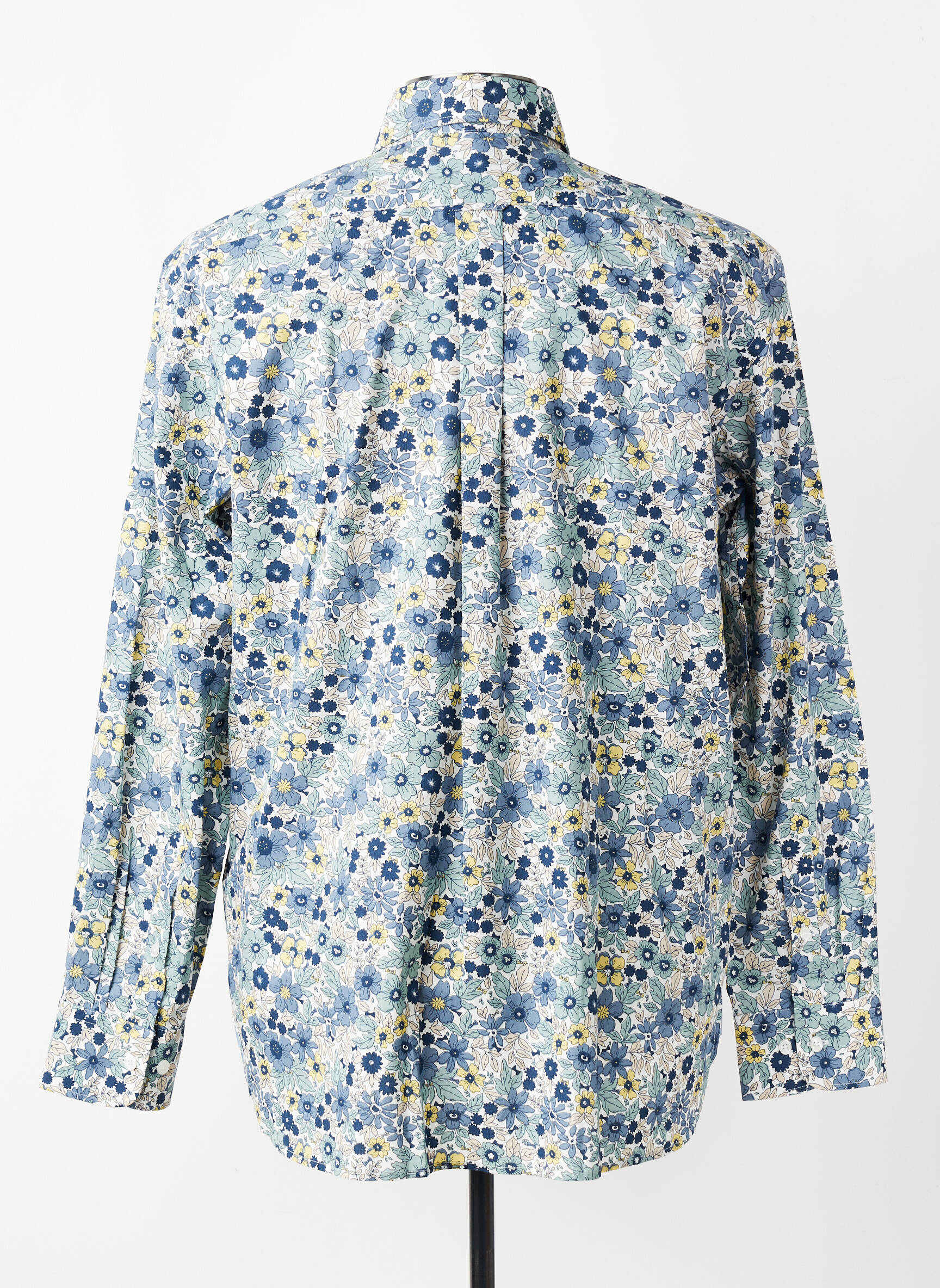 Chemise manches longues poches bleu EDEN PARK homme